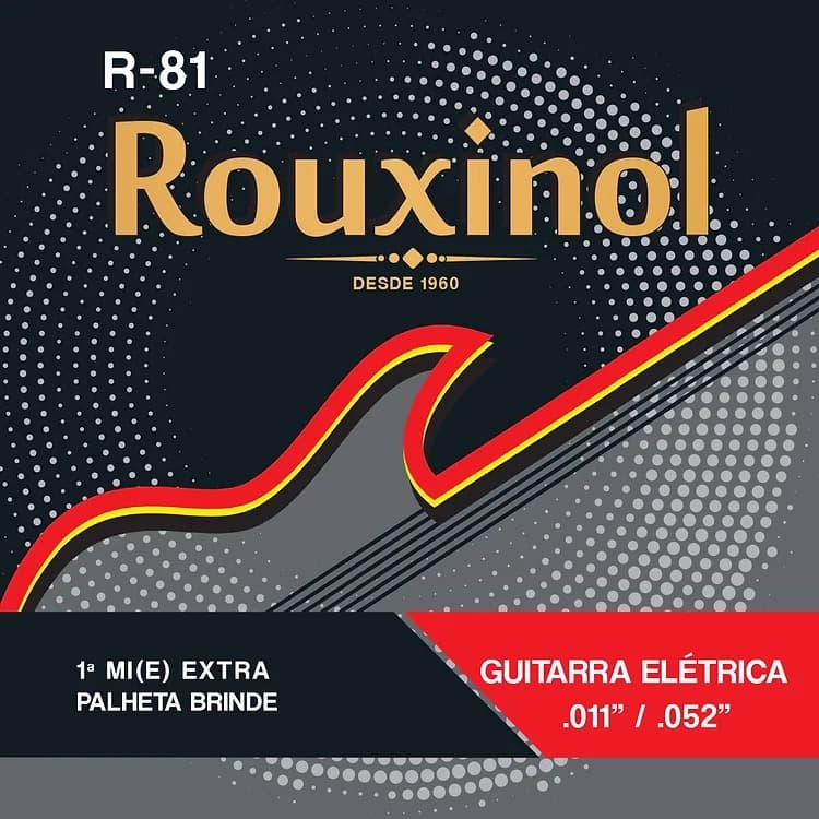 Encordoamento Rouxinol R-81 | Cordas para guitarra elétrica