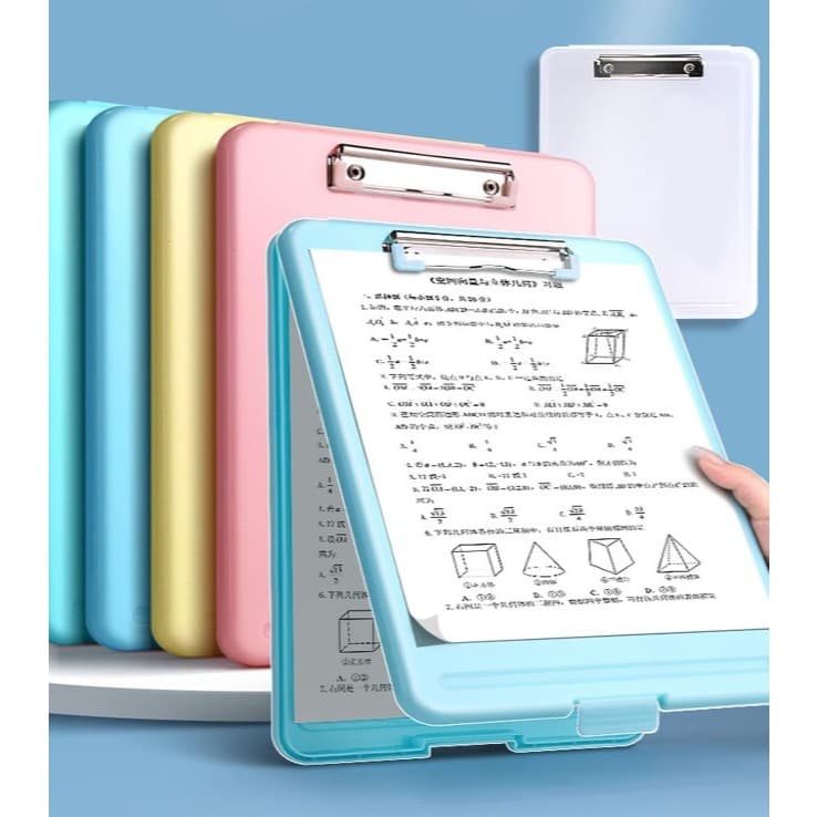 Pasta Multiuso Organizador de Documentos Clipe Antiderrapante Para Estudantes Armazenamento de Papéis