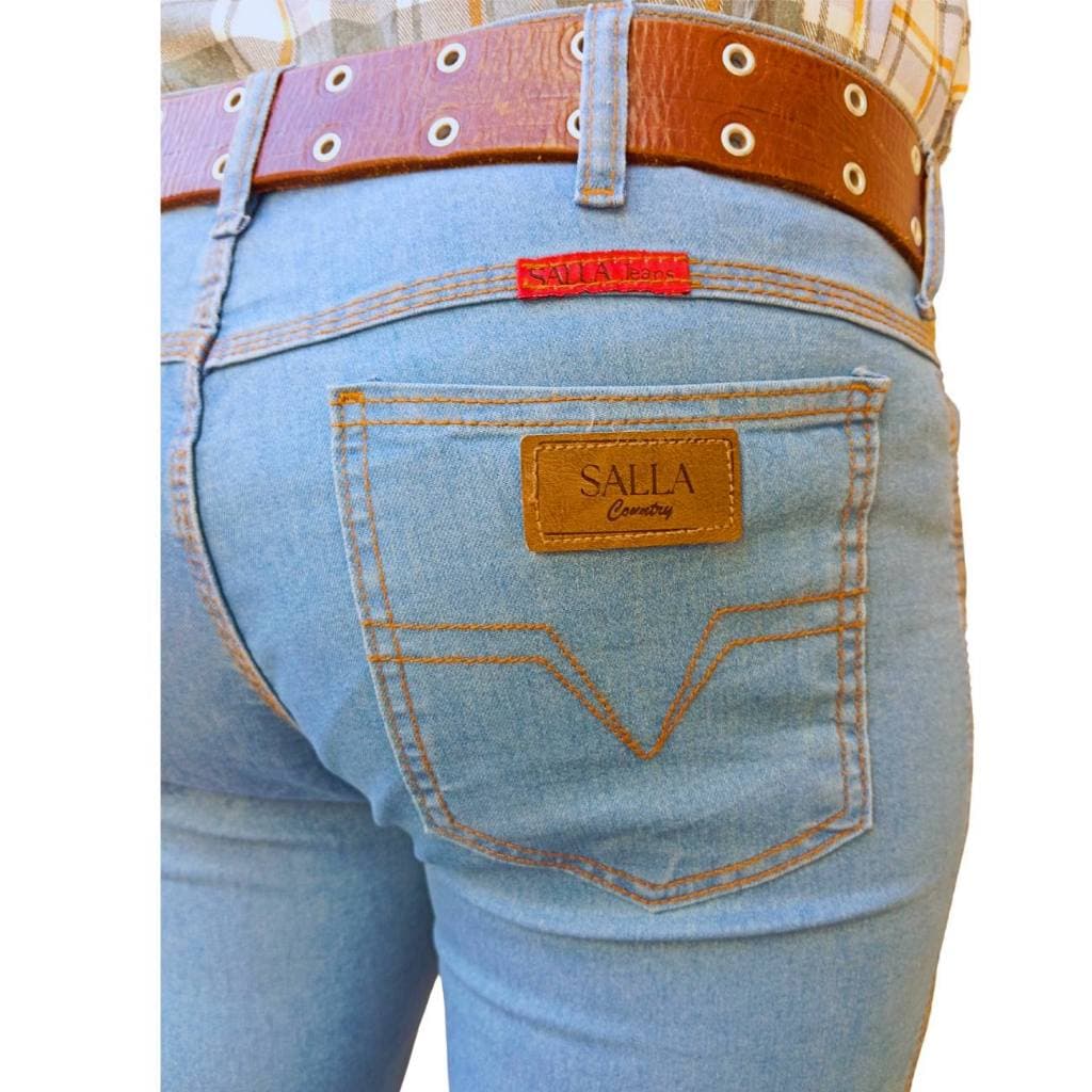 Kit 3 Calça Country Masculina Jeans Premium c/ Elastano Montaria Rodeio