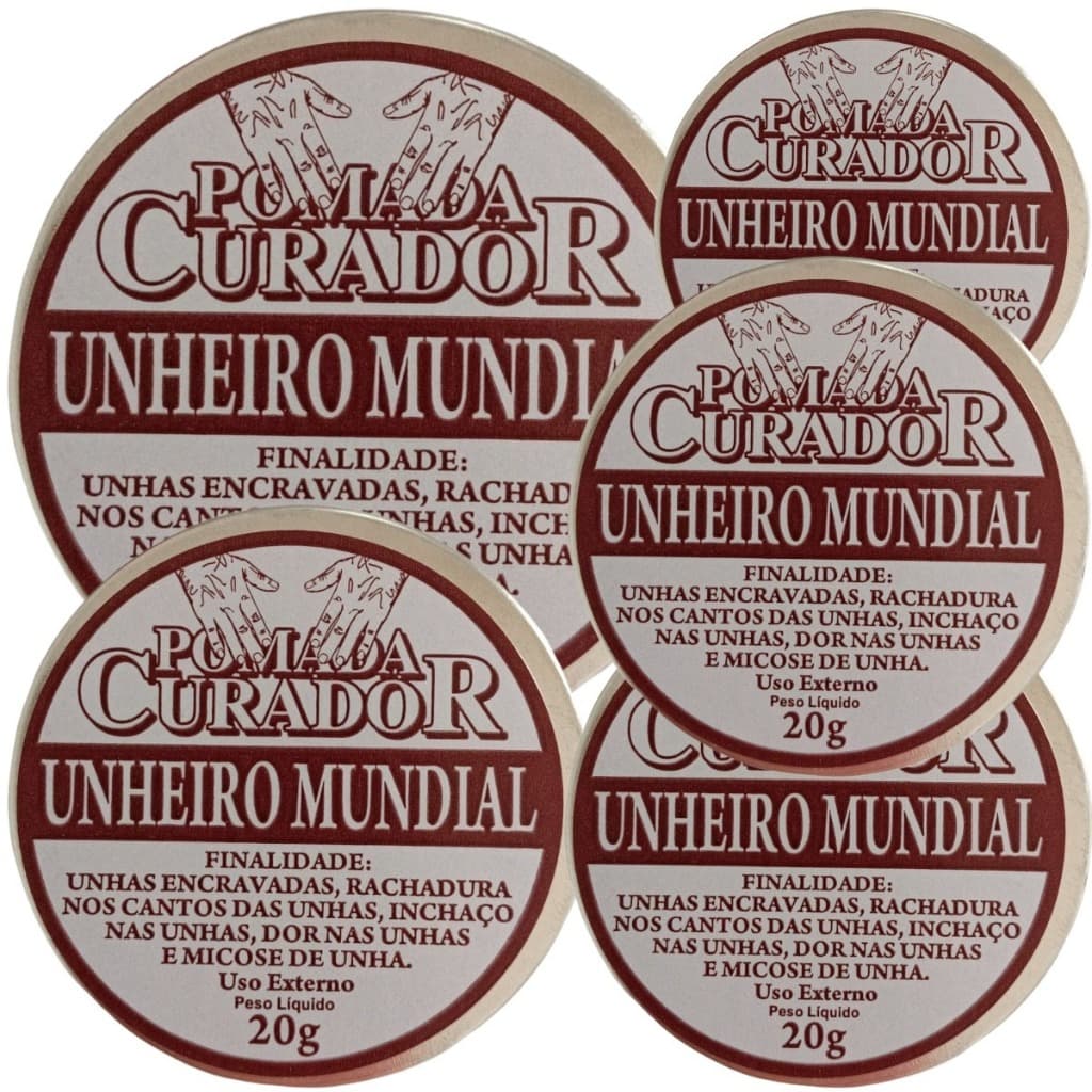 Pomada Extra Forte para Unhas Encravadas - CUIDADO Completo - 5 Unidades