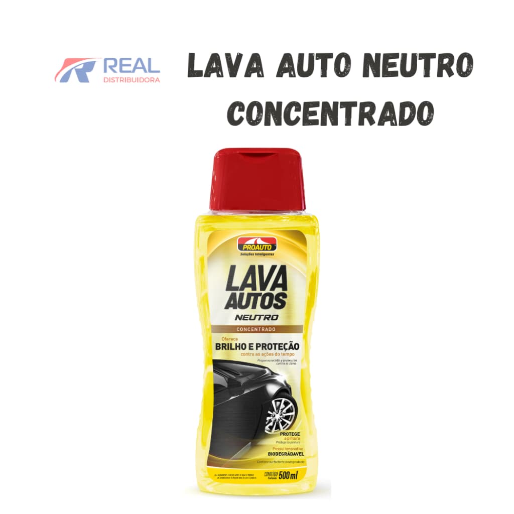 SHAMPOO PARA CARRO - LAVA AUTOS CLASSIC NEUTRO 500ML - PROAUTO