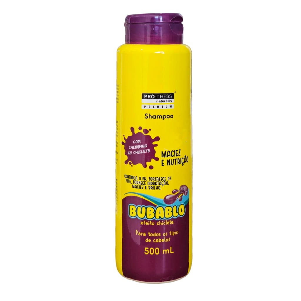 Shampoo Babalu 500ml Pró Thess Kids - Fragrância de Chiclete Bubbaloo