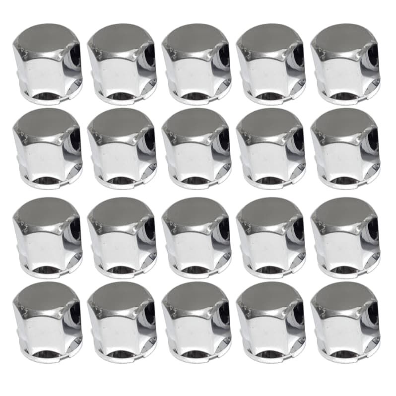 20 Capa Porca Cromada Sextavada Cubo 17 18 19 21 22 24mm