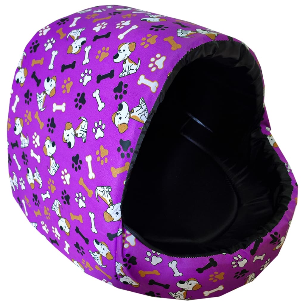 Caminha Para Iglu Nylon Roxo Cachorros e Gatos