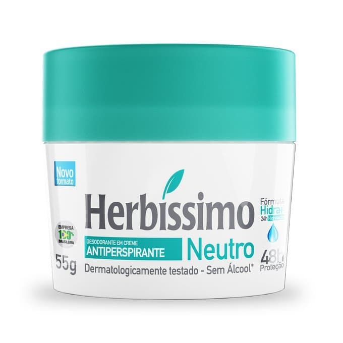 Desodorante Creme Herbissímo Neutro 55 Gr