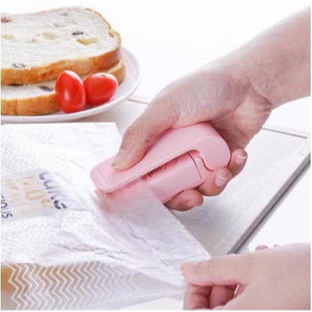 Mini Seladora Máquina De Sacos De Alimentos Embalagem Domésticos Preservação A Vácuo De Lanches