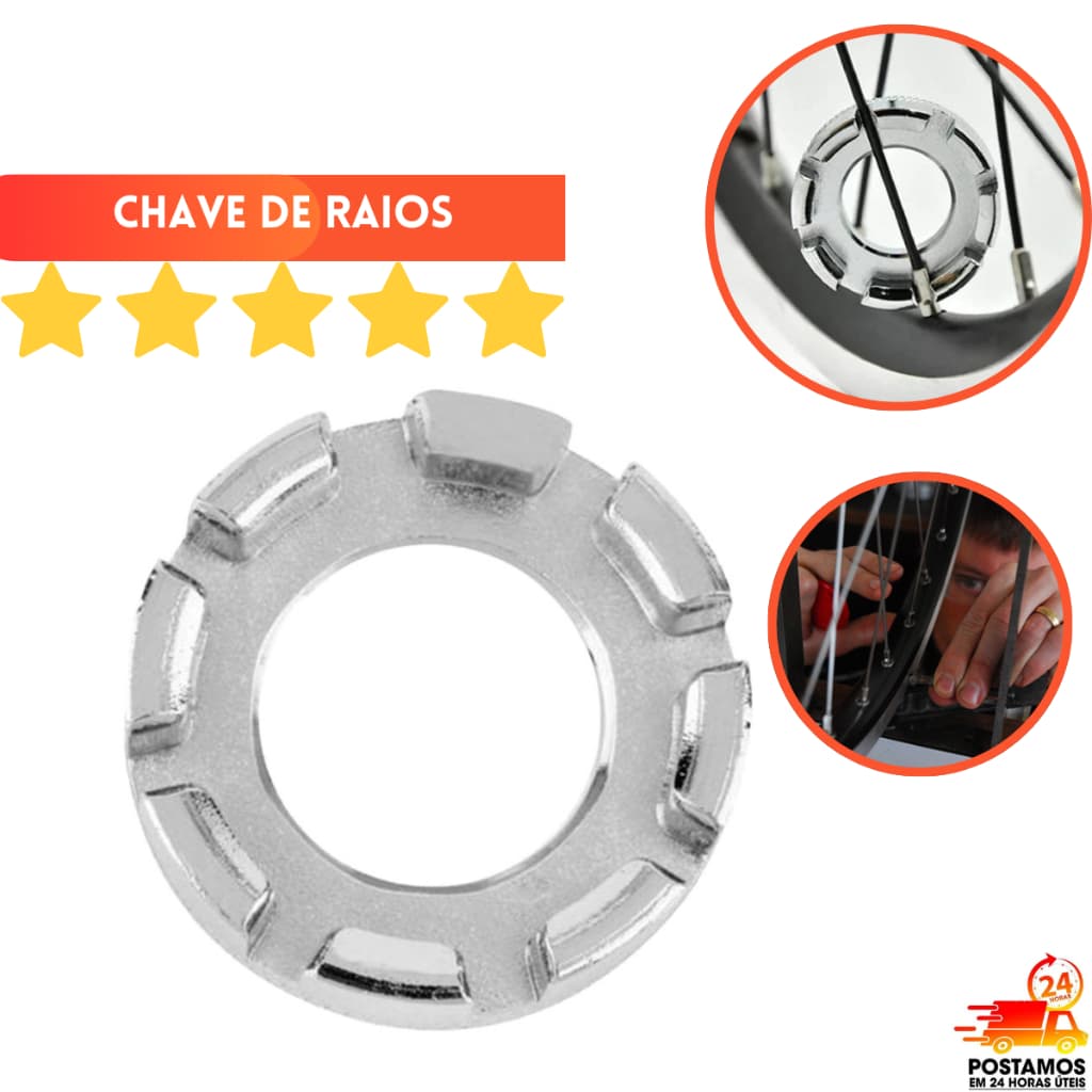 Chave De Raio Para Bicicleta Com Tamanhos Diferentes Encaixe