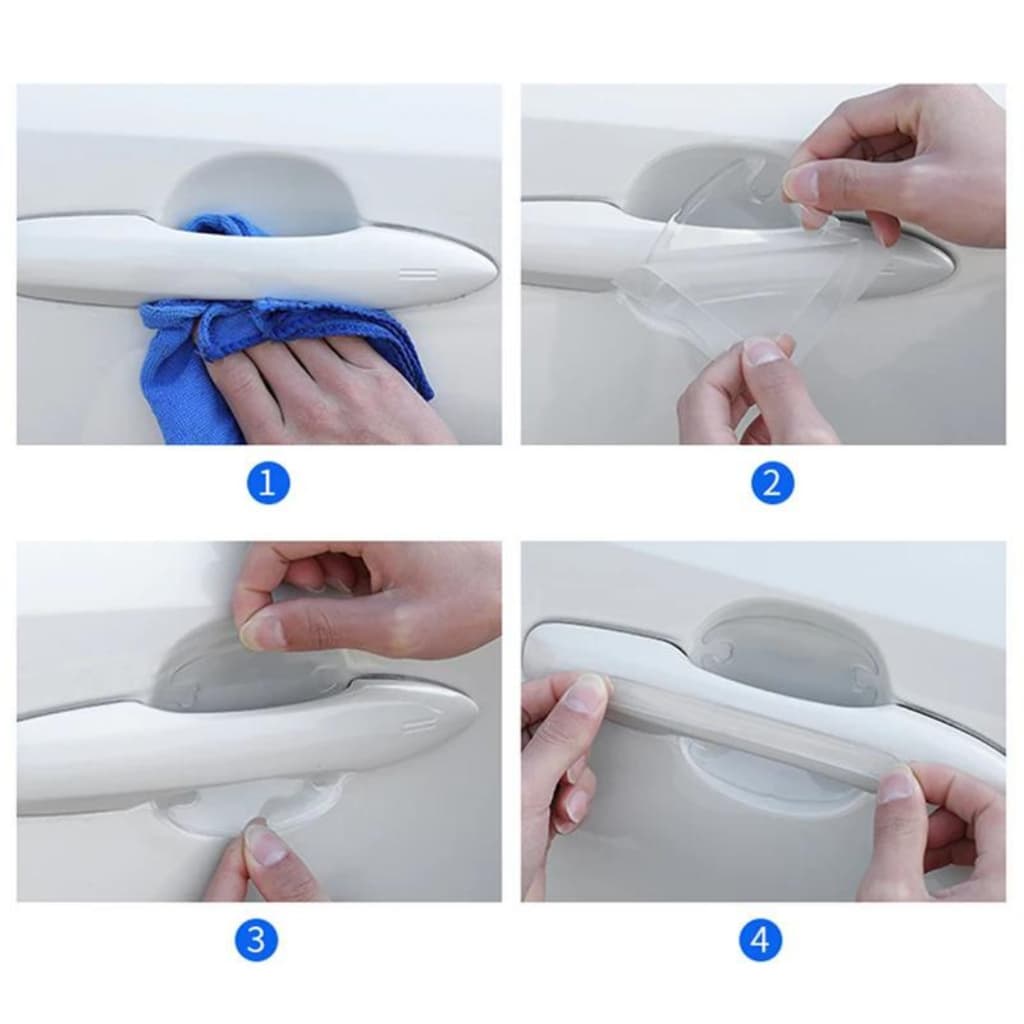 Kit Protetor 3D Maçaneta e Puxador Universal adesivo Alto Relevo