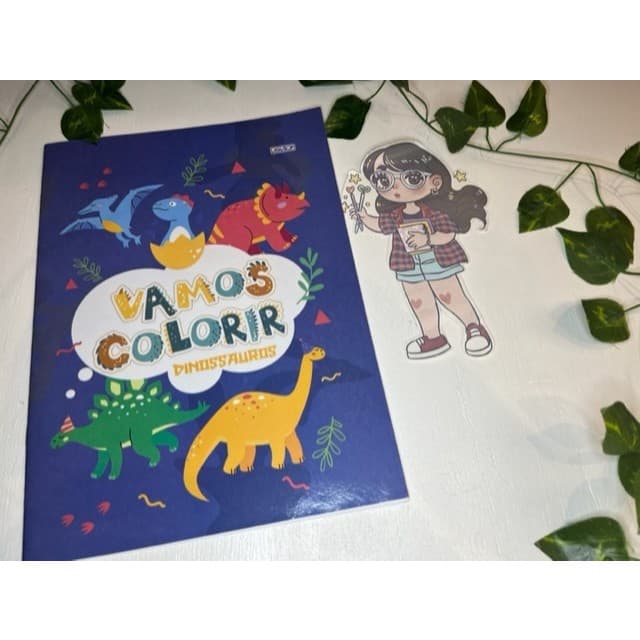 Livro de Atividades Colorir 16fls Dinossauros São Domingos