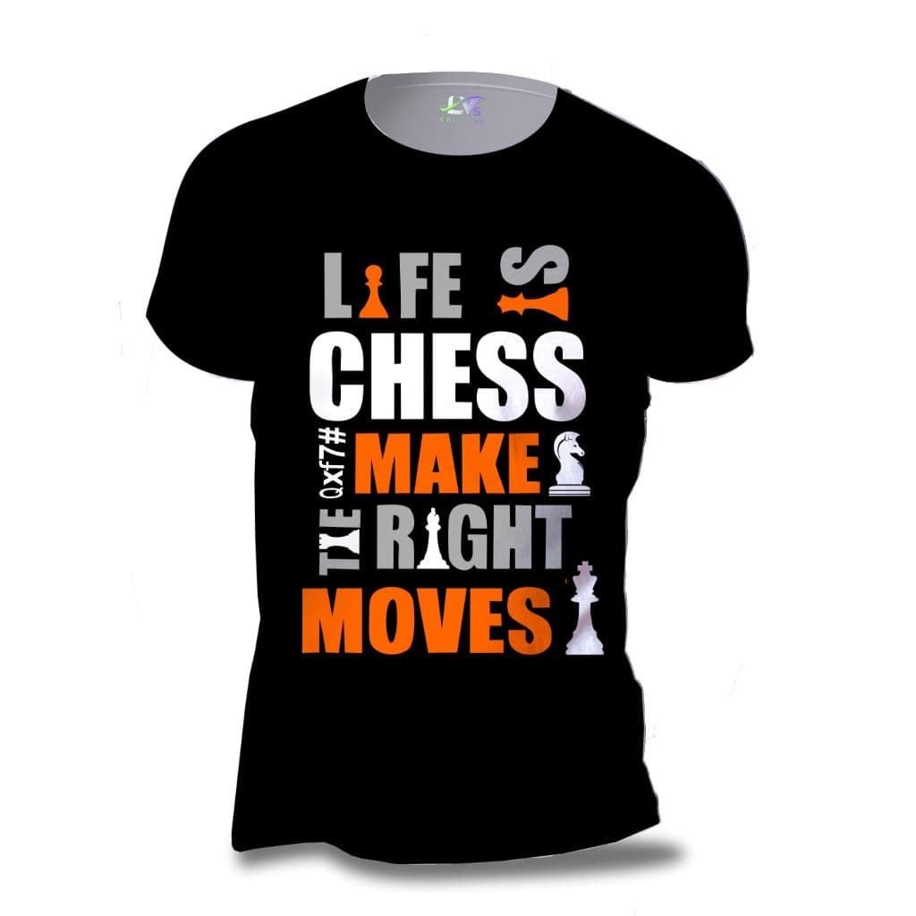 Camisa Camiseta Jogador de Xadrez Jogo Tabuleiro Chess Movies 100% Algodão XDR20