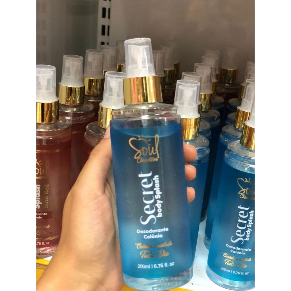 Body Splash Árabe Soul Cosméticos 200ml Perfume Spray Corporal Frescor Pós Banho