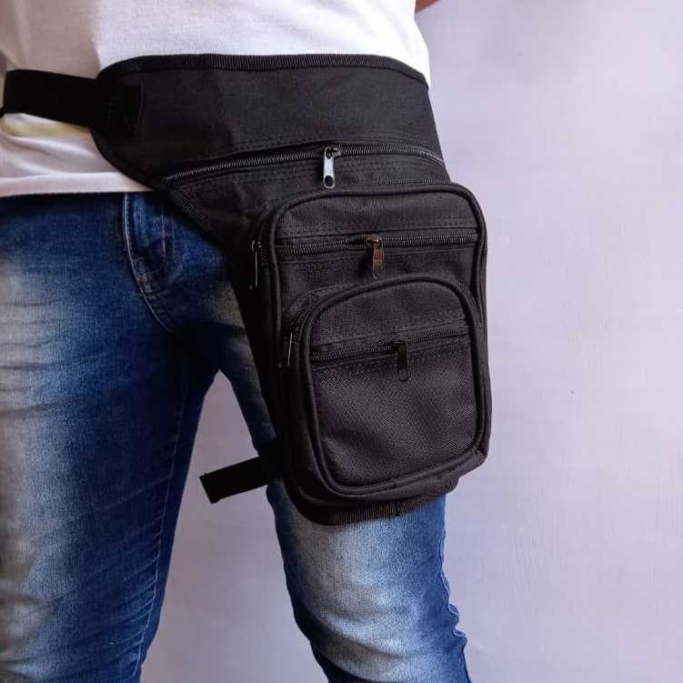 Pochete de Perna com 5 bolsos
