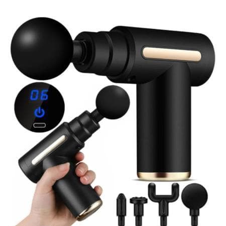 Massageador de massagem vibratória portátil  para corpo, pescoço, costas, relaxamento muscular