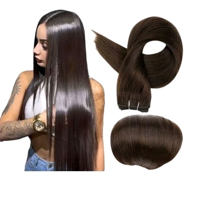 Cabelo importado luxo realista arabe tecnologico castanho