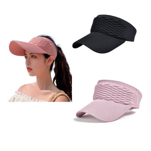 Viseira Feminina Touca Bone Chapéu Praia Verão Esporte Caminhada