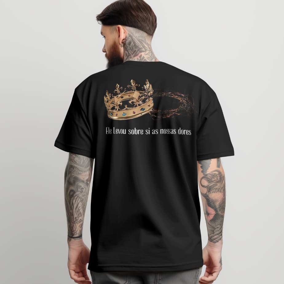 Camiseta Oversized Streetwear Jesus Masculina Camisa 100% Algodão