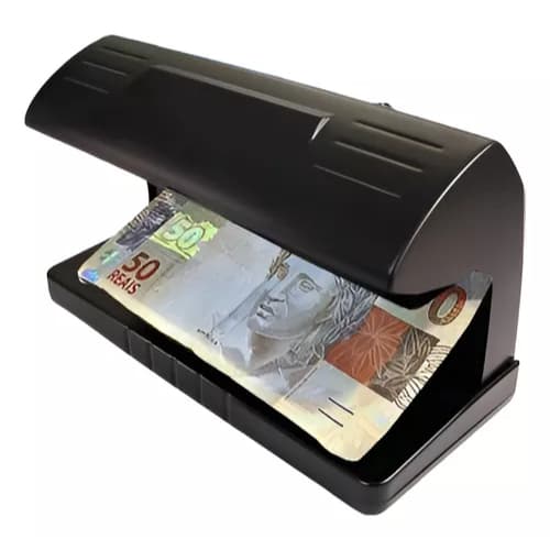 Detector de Notas Falsas com Luz UV Ultravioleta Identificador de Cédulas Dinheiro Money