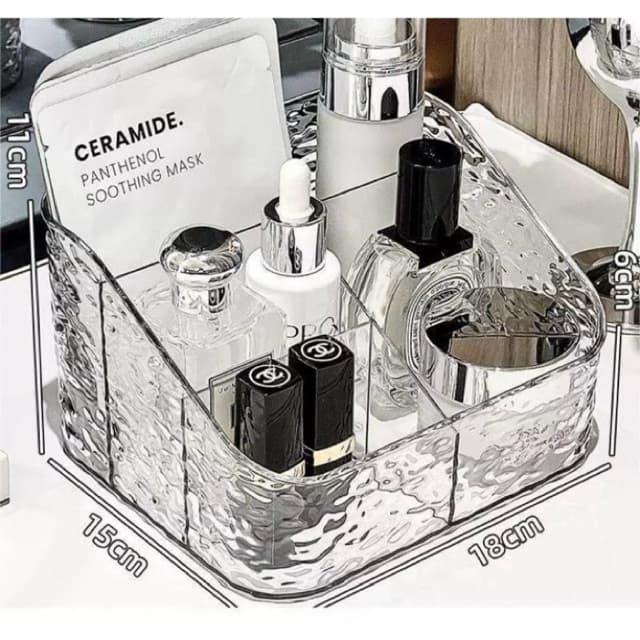 Organizador Multiuso Porta Maquiagem Acrílico Transparente