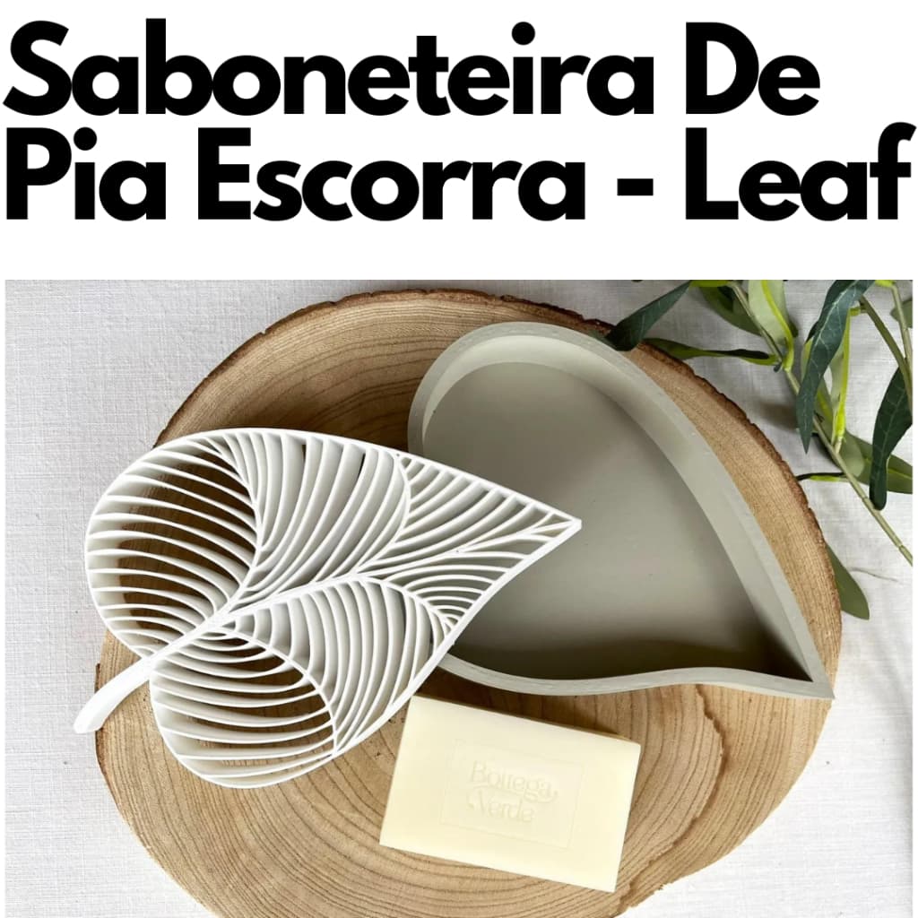 Saboneteira Escorredora Antidesperdício - Porta Sabonete que Evita Meleca e Economiza Sabonete Safe3D