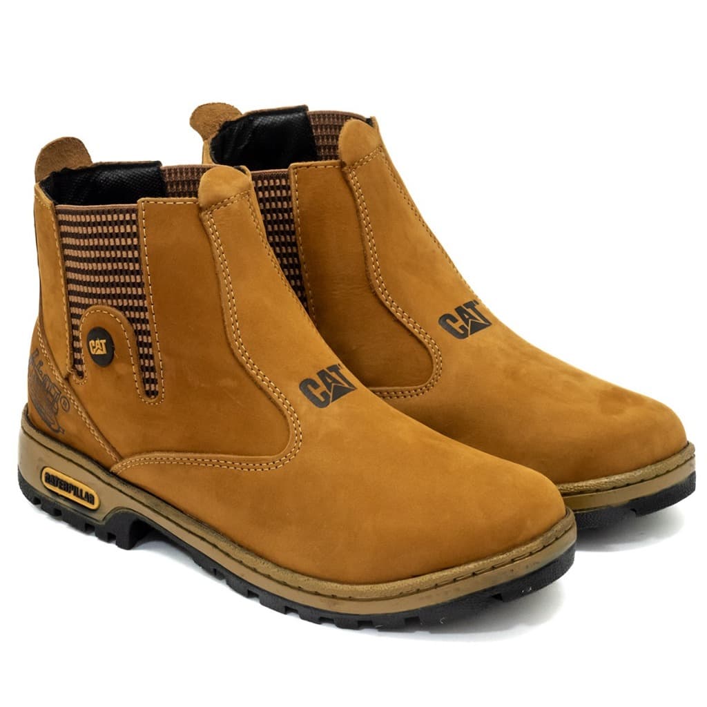 Promoção Botina CAT Amarela Masculina