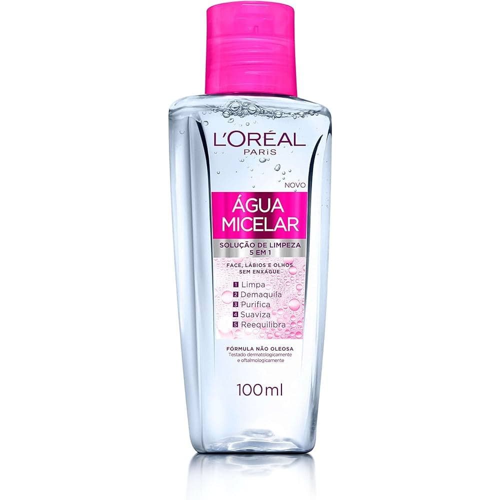 Água Micelar Loreal Paris Solução de Limpeza 5 em 1 - 100ml