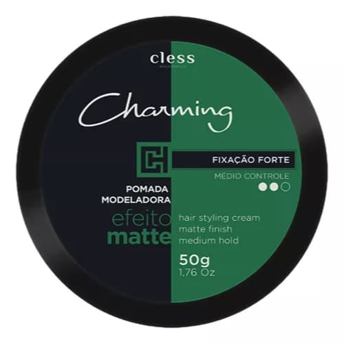 Pomada Modeladora Cless Charming Men Médio Controle 50g