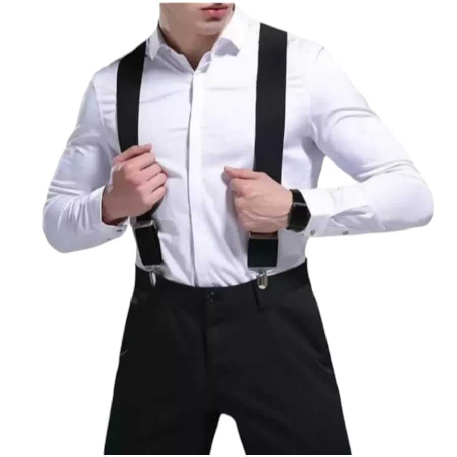 Monte Seu Kit 2 e 3 Peças  Suspensórios Masculino Para Gordinhos Plus Size Largo Homem Alto