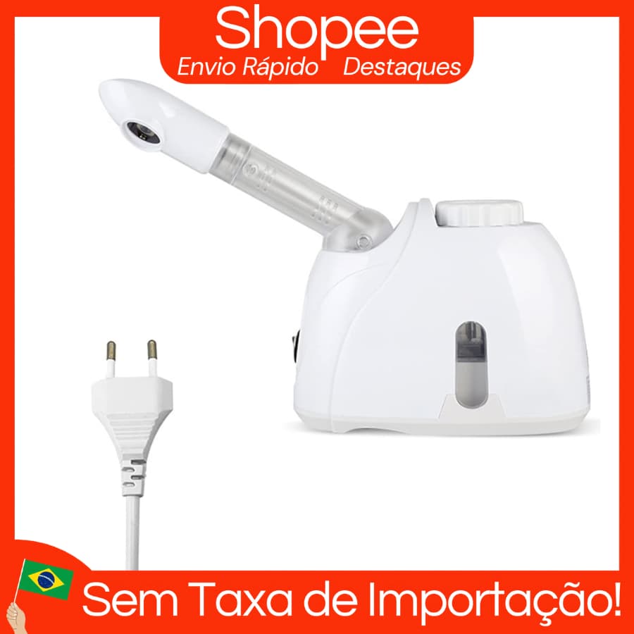 Vaporizador Facial E Capilar Portátil Spa Terapia Vapor Quente Remoção Cravos e Espinhas