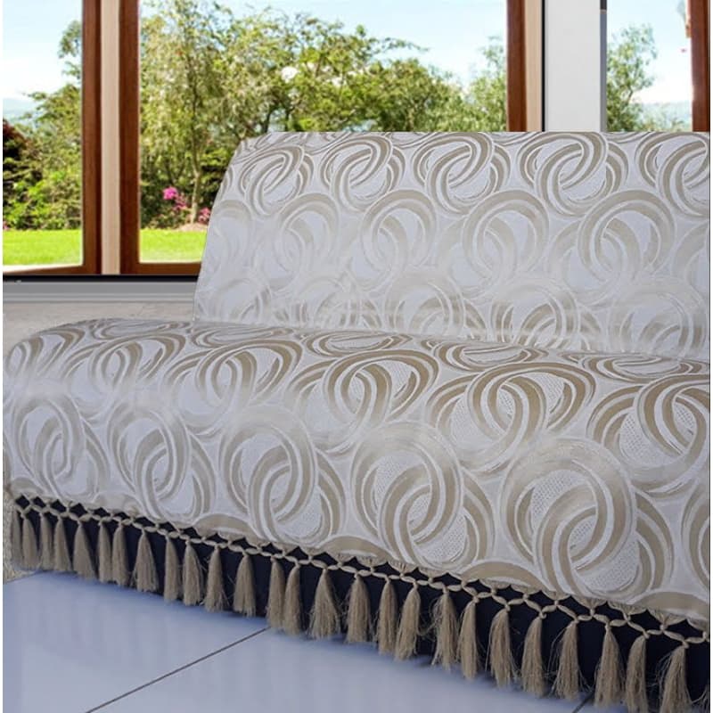 Manta Para Sofá Xale de Sofá Grande 1,80x1,80 em Jacquard Tradicional