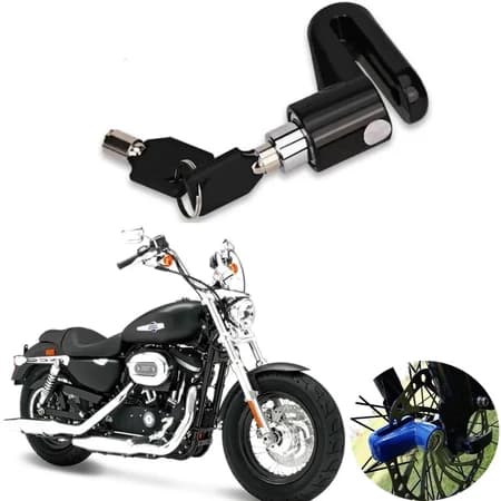 Trava de Disco de Freio Anti Furto Moto Universal Trava Segurança