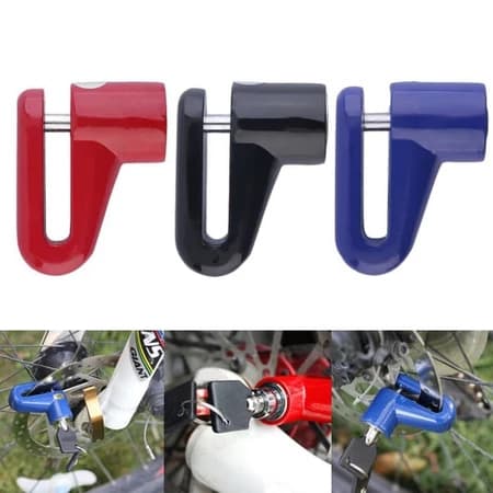 Trava de Disco de Freio Anti Furto Moto Universal Trava Segurança