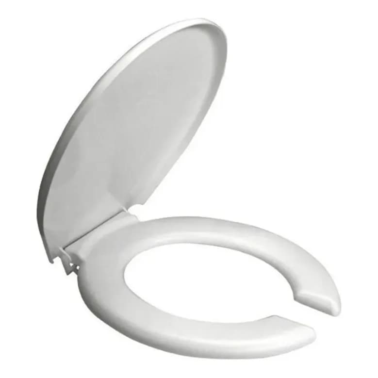 Assento Sanitário Oval Publico Com Abertura Frontal Branco