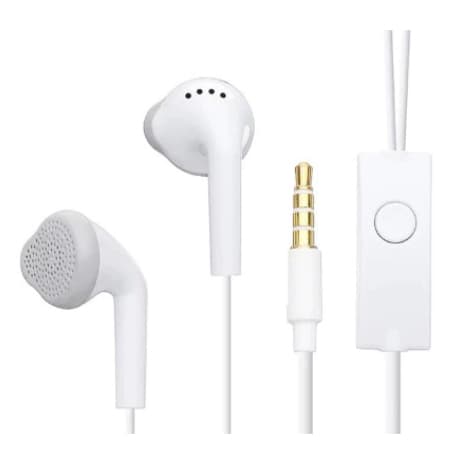 Fone De Ouvido com microfone Branco/Preto K4 K8 K9 K10 K12 Prime J6 J7 J8 A10 A10S A20 G5 Plus K40S K50S k