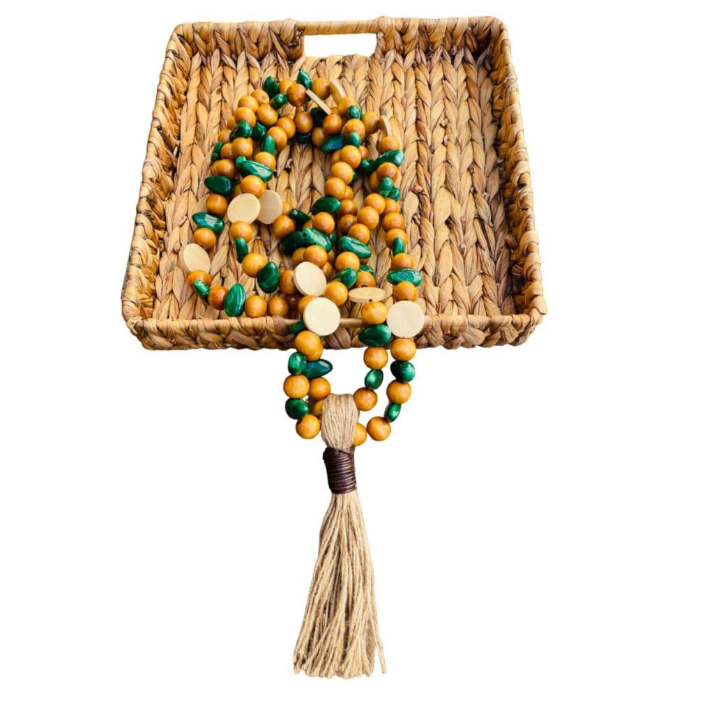 Colar de Mesa Grande Cor Verde