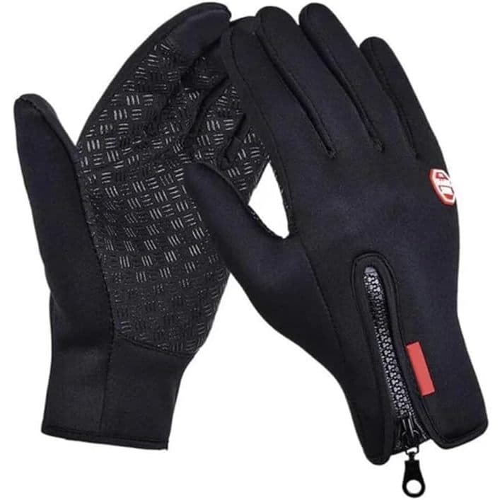Luvas Térmicas Motociclista Touch-screen, Resistentes à Chuva e Frio, Unissex