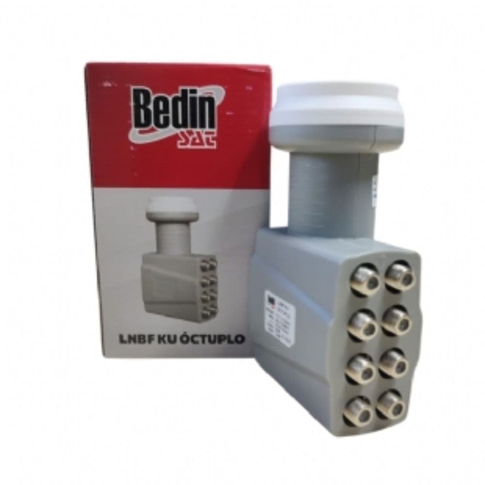 Lnb Octuplo BEDIN Universal Banda Ku Hd Digital 8 Saídas