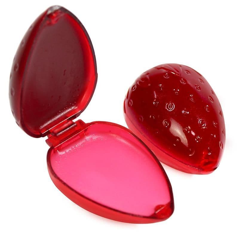 BRILHO LABIAL DE MORANGO COM CHEIRINHO DE MORANGO
