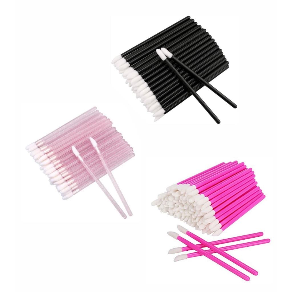 Kit Aplicador Descartável para Batom, Gloss e Limpeza de Cílios | Escolha a Quantidade