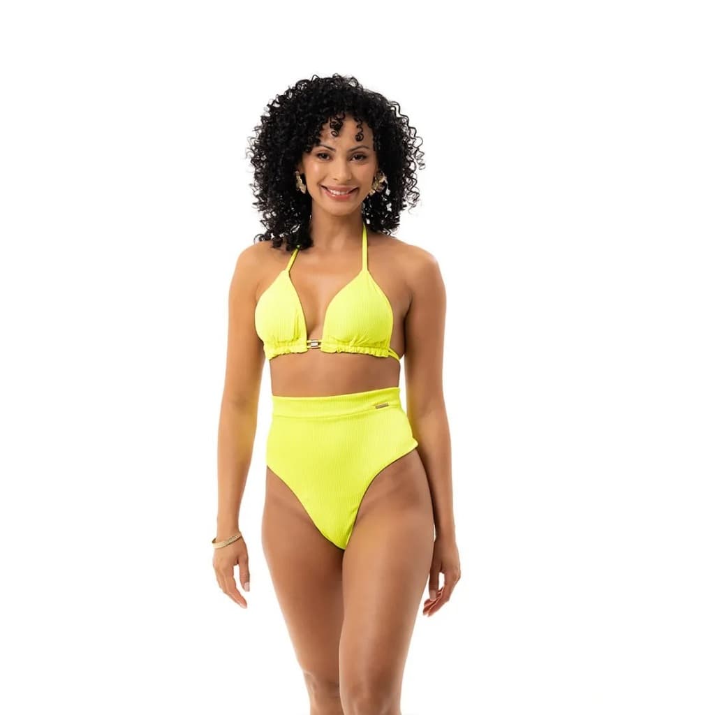 Cortininha canelado calça hot pants fio Ref: 2415
