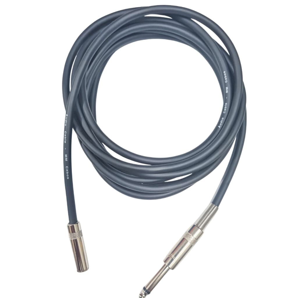 Cabo Extensor P2 Femea P10 Mono  J2 Fone De Ouvido 3M Retorno fio MM CABOS