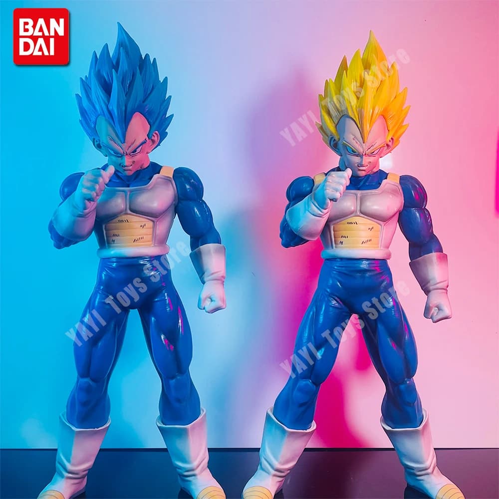 Vegetta 29cm Dragon Ball Super Vegeta Saiajyn Blue Dragonball Z GT Boneco Action Figure Colecionavel Figura Grande Vegeta Goku Anime Presente Enfeite