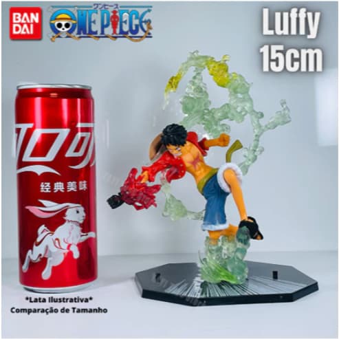 Luffy 15cm Action Figure One Piece Monkey D Chapéu de Palha Colecionavel Anime One Piece Geek Decoração Gamer Presente