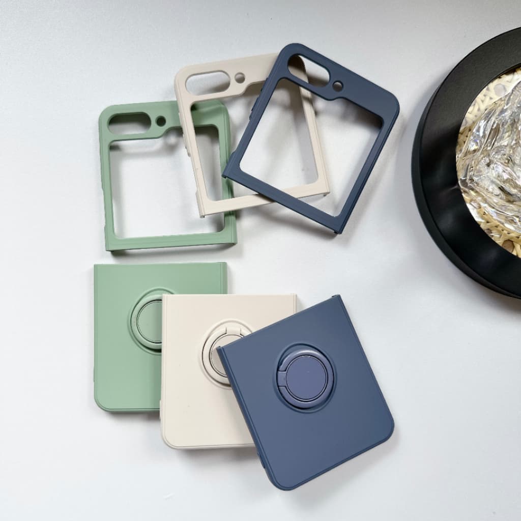 *LANÇAMENTO 2024* Capinha Case TPU Acrílica Aveludada Para Galaxy Z Flip 6