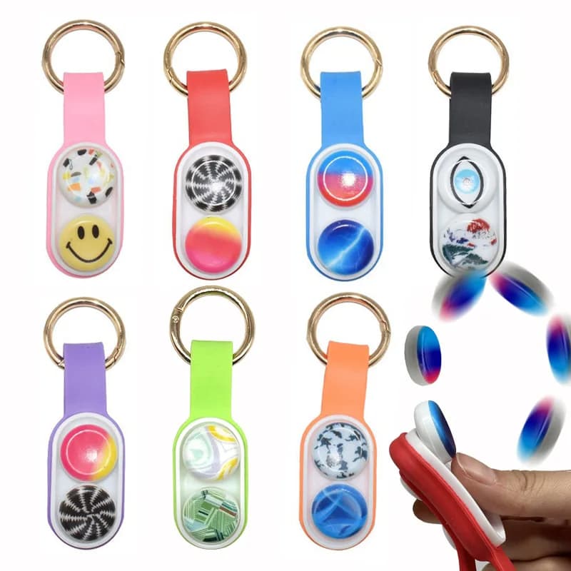 Brinquedo PopPuck Anti Stress Relaxante Magnético Silicone Imã Fidget Truques De Dedo