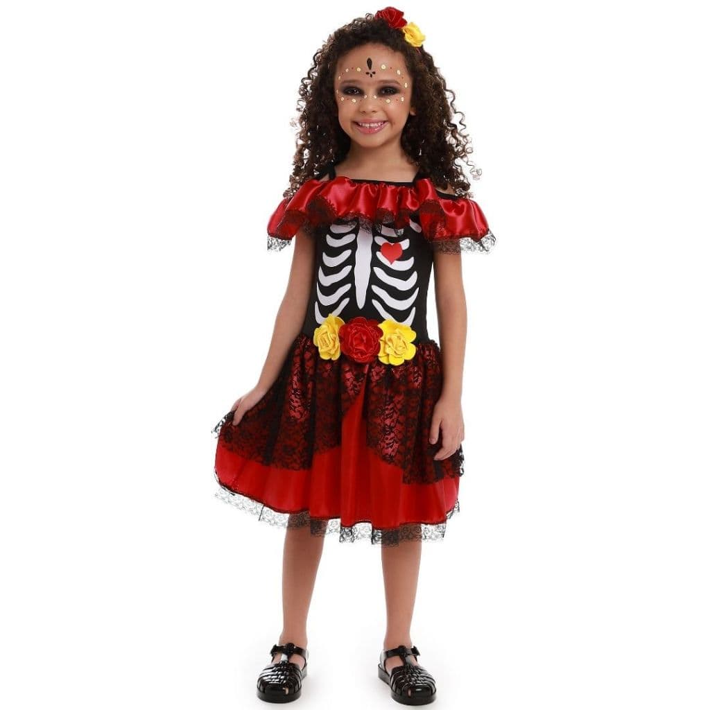 Fantasia Muvilê, Caveira Mexicana Com Tiara