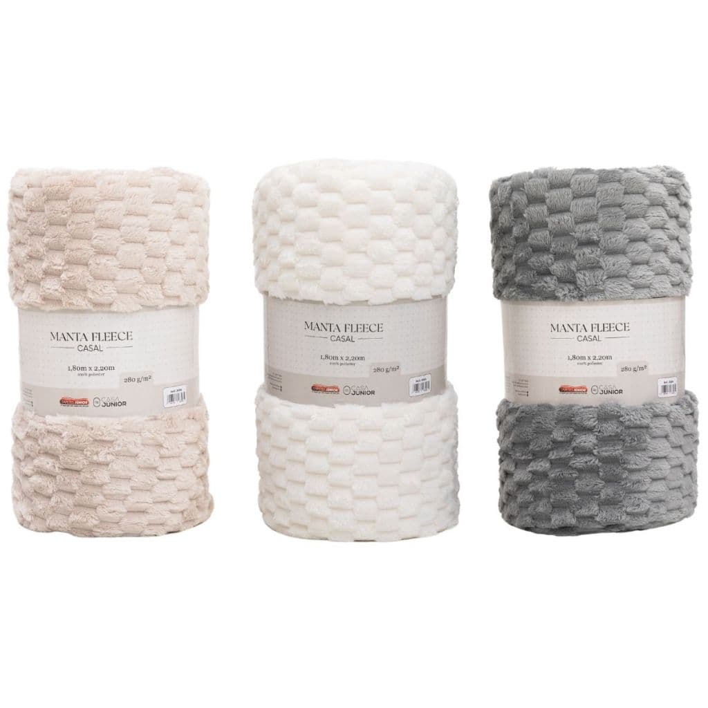 Coberto Manta Casal 1.80 x 2,20 Microfibra Fleece Antialérgica
