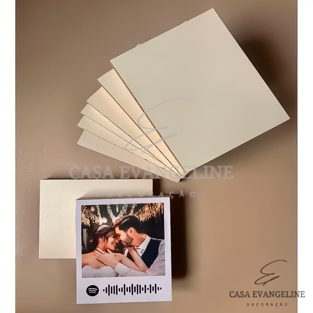 Kit 60 Bases De MDF BRANCO 10x8cm Mesa Para Fotos Polaroid Adesivas Centro Mesa 15mm Alta Qualidade
