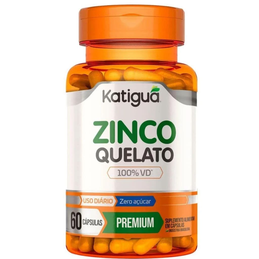 Zinco Quelato 60cáps - Katiguá