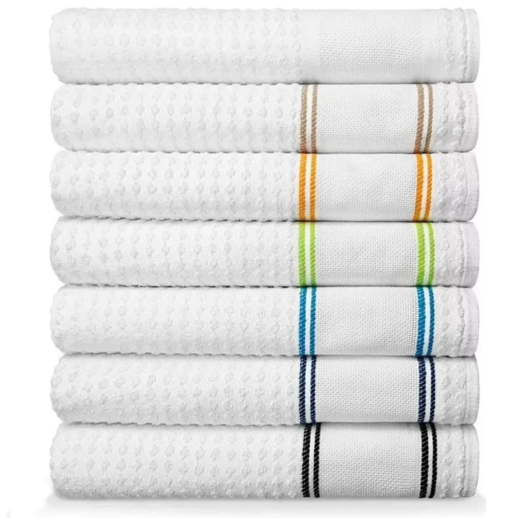 Kit 3, 6 ou 10 Panos de Copa Nancy Dohler Sortido 45X60 Cozinha Felpudo Gourmet Liso Para Bordar