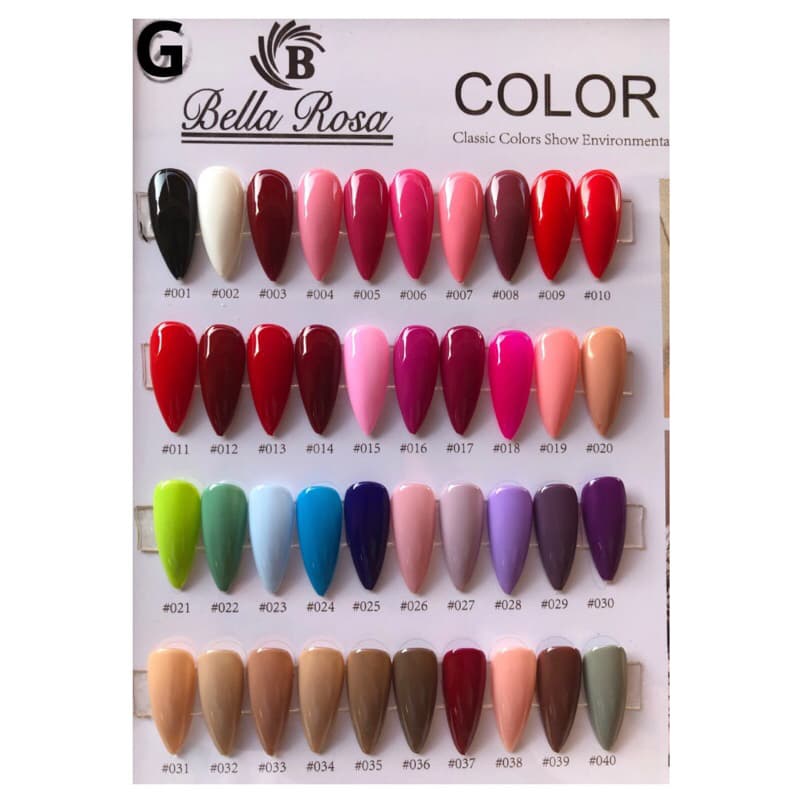 Bella Rosa Esmalte em Gel 10ml Led Uv secagem em cabine (Sem TPO-DMPT) Nova Embalagem